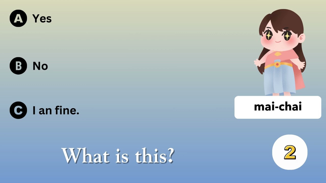 Thai Quiz ( Beginner ) Thai language for daily life