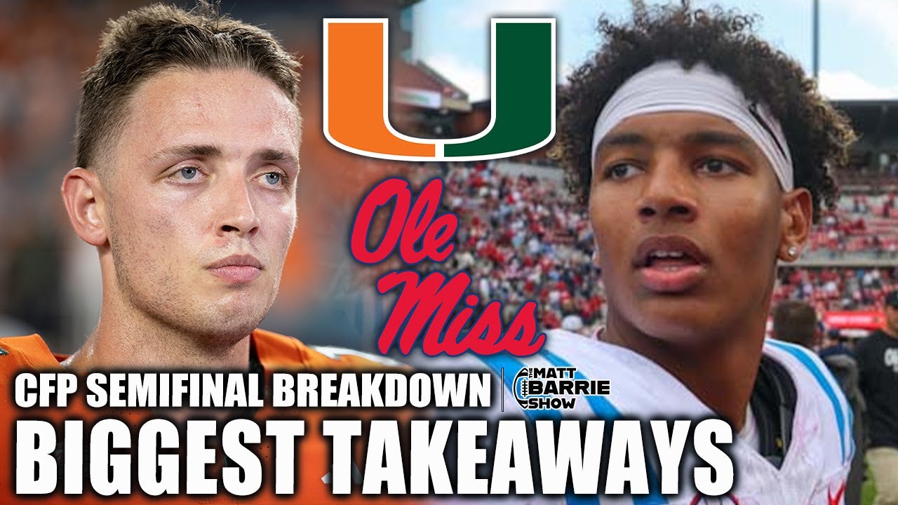 UNPACKING FIESTA BOWL 🏈 Beck's butterfly effect and Chambliss' electric run ⚡ | The Matt Barrie Show