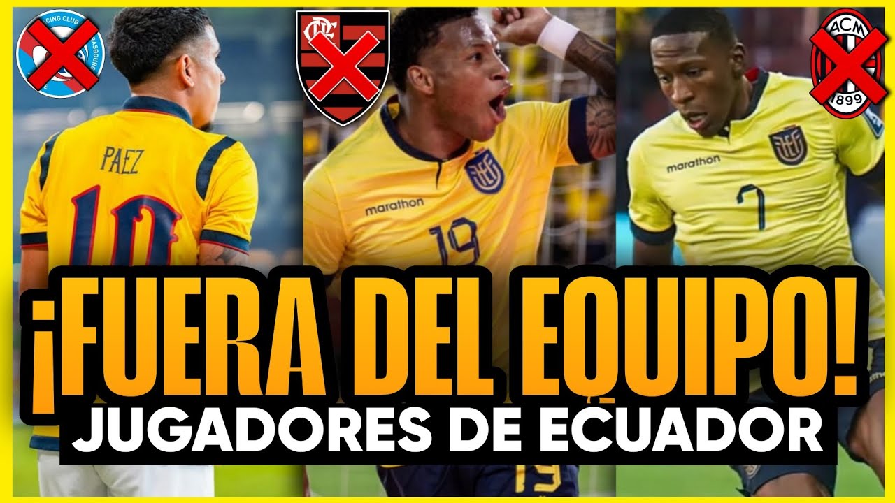 JUGADORES DE LA TRI EN PROBLEMAS, (NUEVA POL&Eacute;MICA EN EL F&Uacute;TBOL ECUATORIANO)