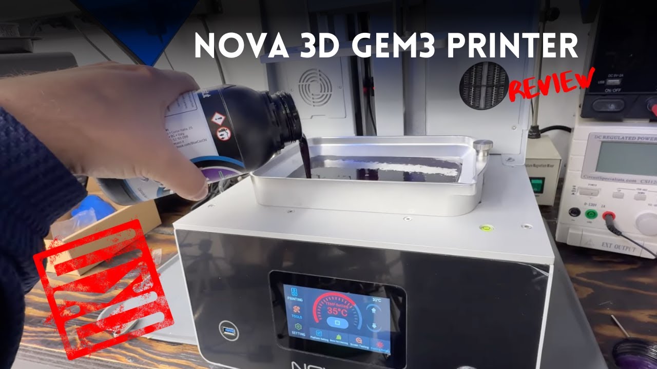 NOVA 3D GEM3 — обзор 3D-принтера для ювелирных изделий
