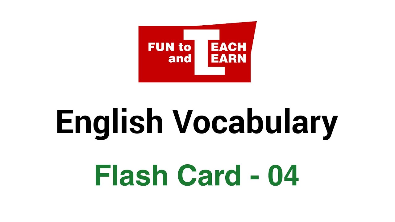 English Vocabulary Flash Card - 04