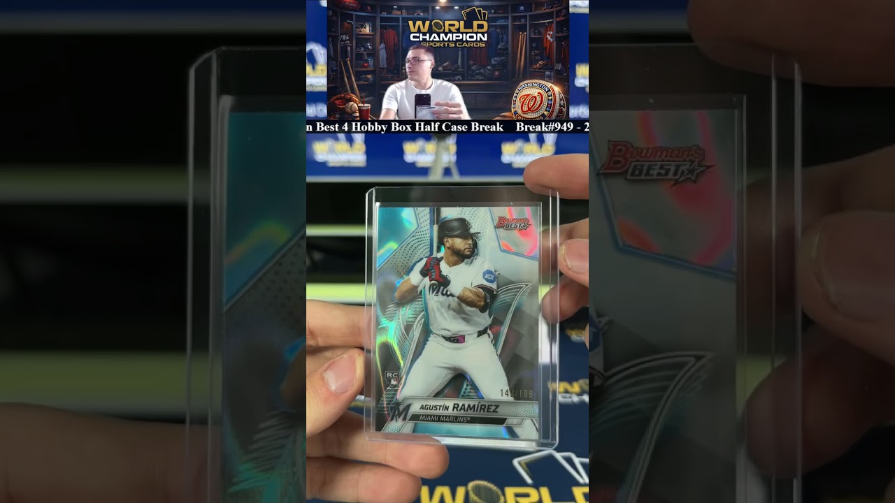 Break#949   2025 Bowman Best 4 Hobby Box Half Case Break