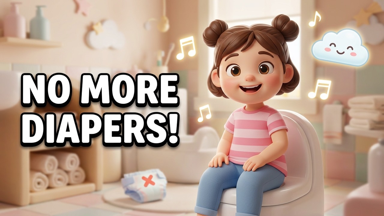 Potty Training Song  🚽 | No More Diapers! Fun & Gentle Potty Song