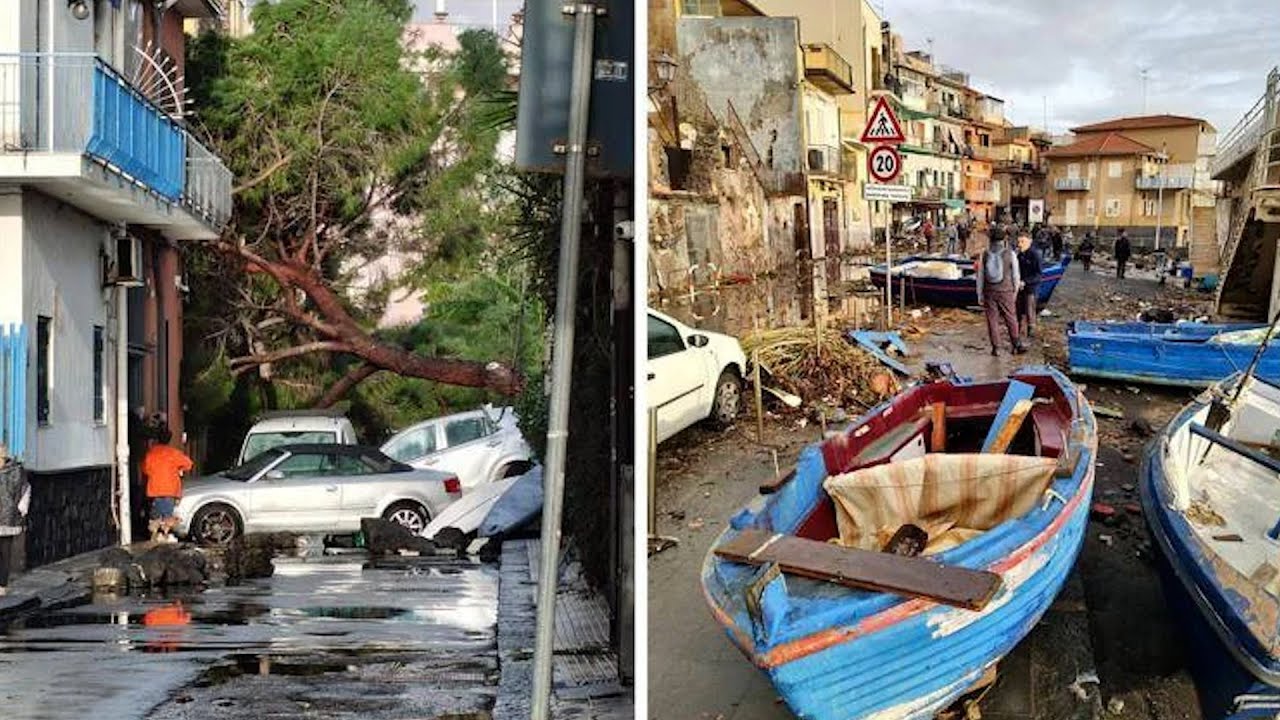 Pamjet e frikshme,deti “pushton” bizneset e rrugët në Sicili