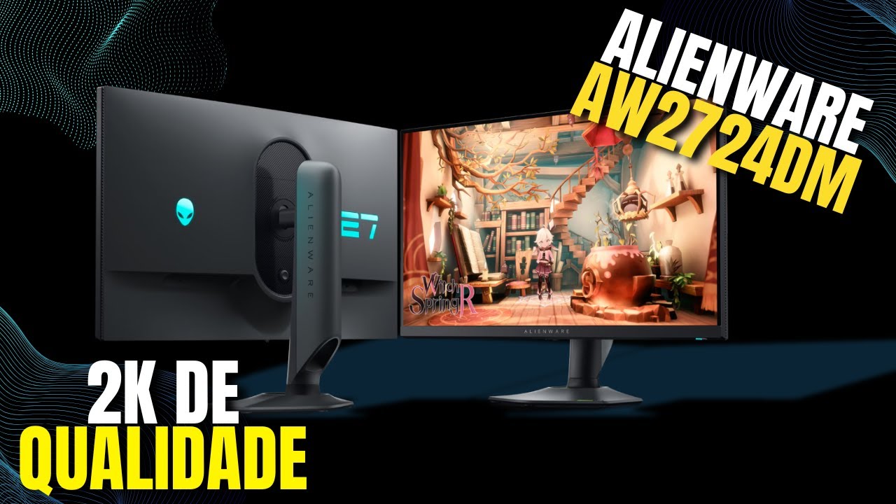 Monitor Alienware AW2724DM é Brabo demais!!! 2k Custo benefício REAL!!!!