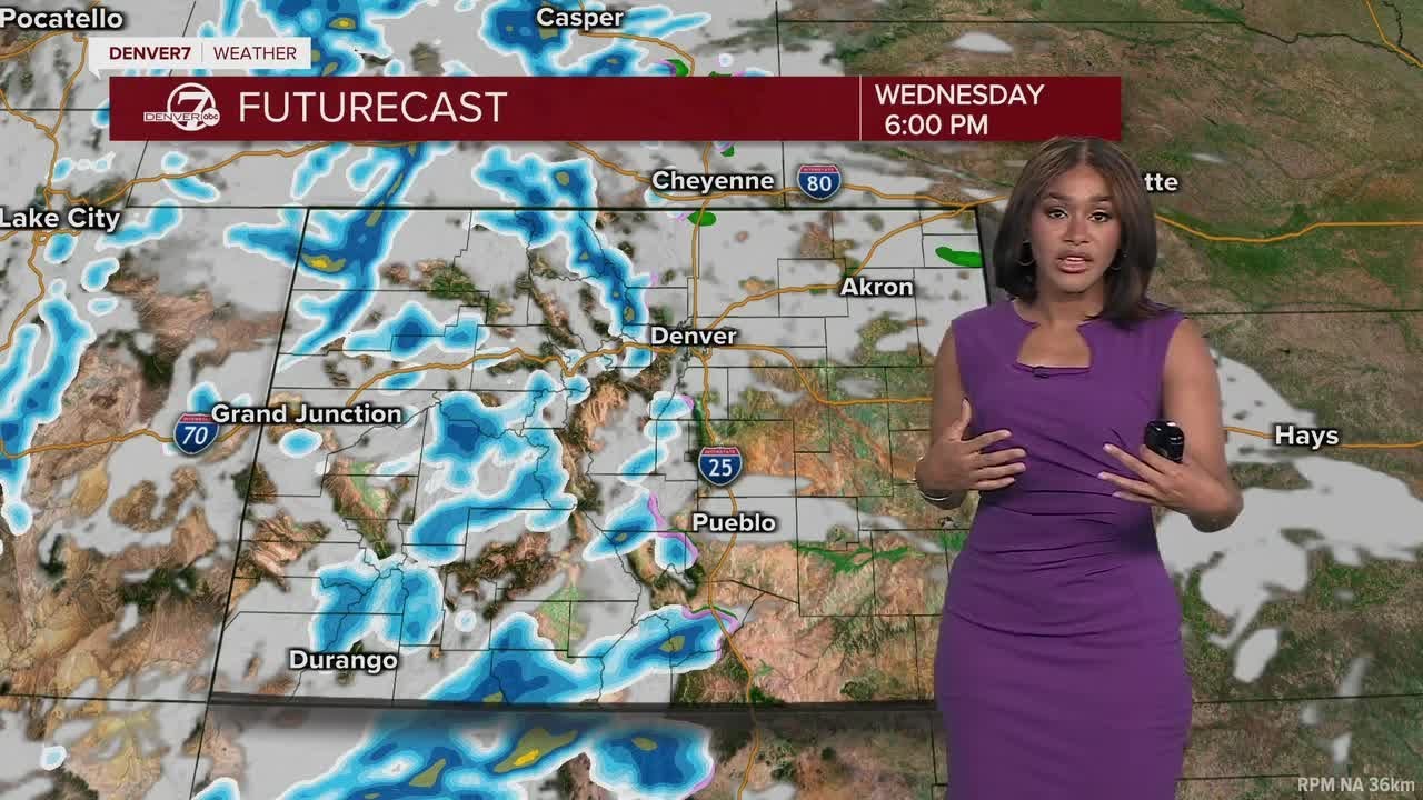 Strong winds and mountain snow continue across Colorado