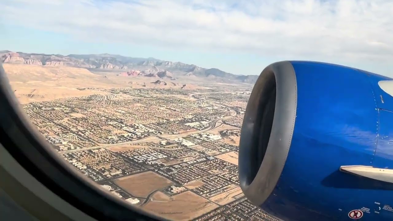 Take-off from Harry Reid International Airport (Las Vegas)