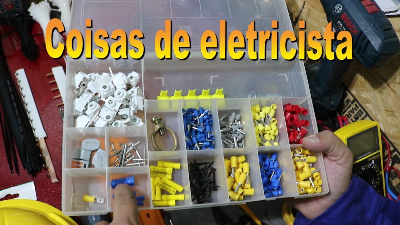 Vários Materiais  elétricos nesse vídeo