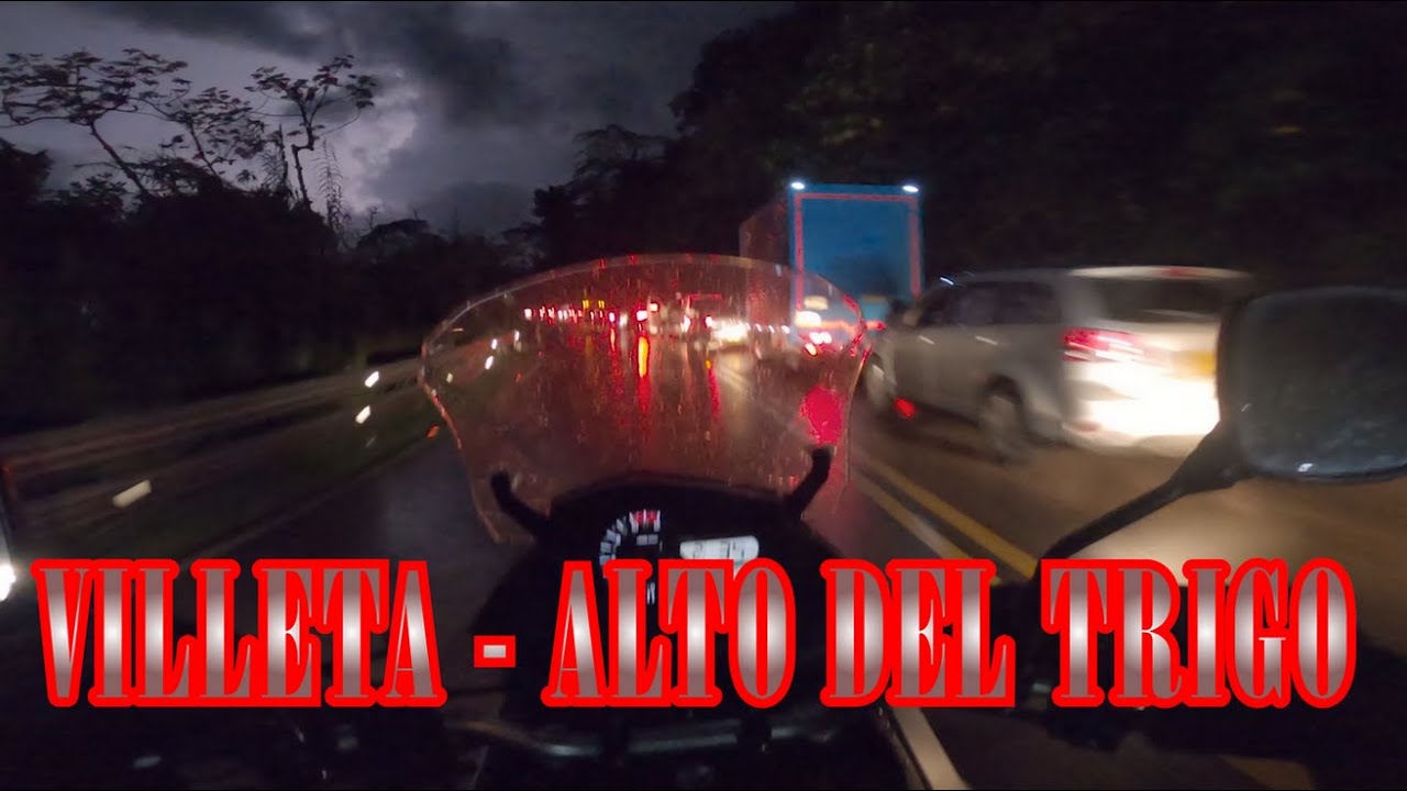 Villeta - Alto Del Trigo  | Vstrom 650 XT 2023 | Viaje rel&aacute;mpago en la noche