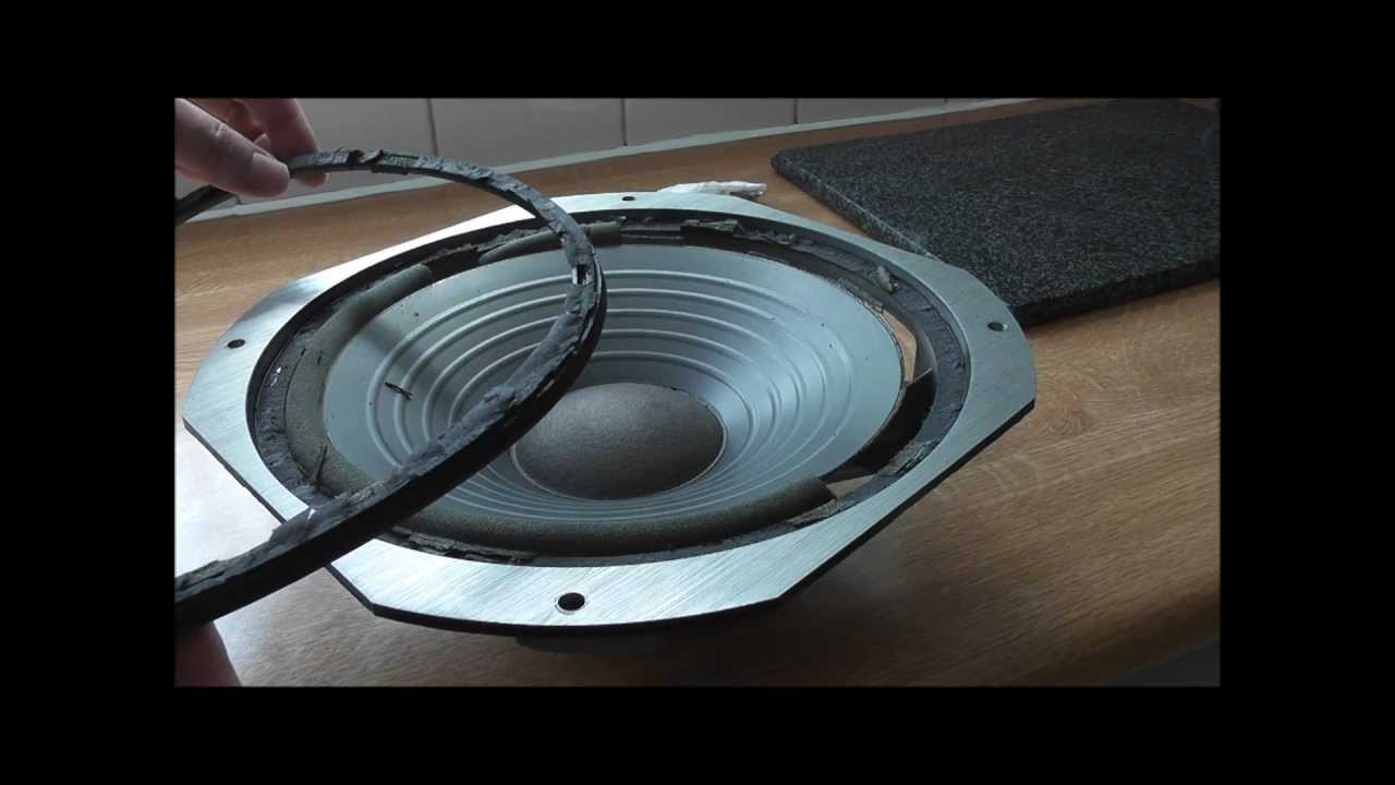 Refoaming the Pioneer HPM 700 Graphite woofers