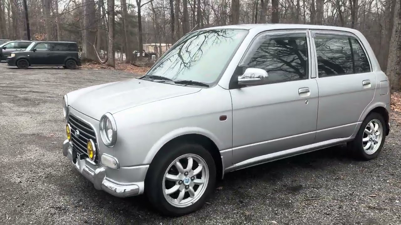 Daihatsu Mira Gino Japanese kei car walk around