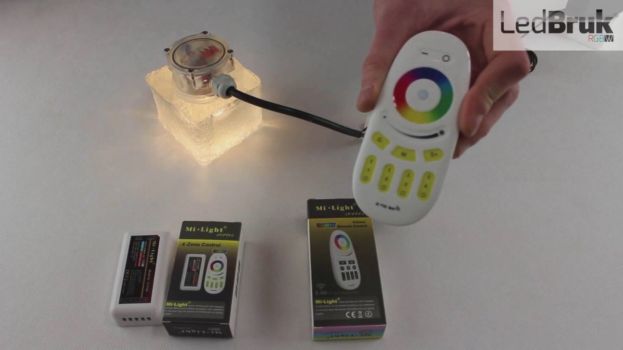 Zestaw 4 strefowy RGB+W Milight (STZ-RGBW-12V-288W-4S)