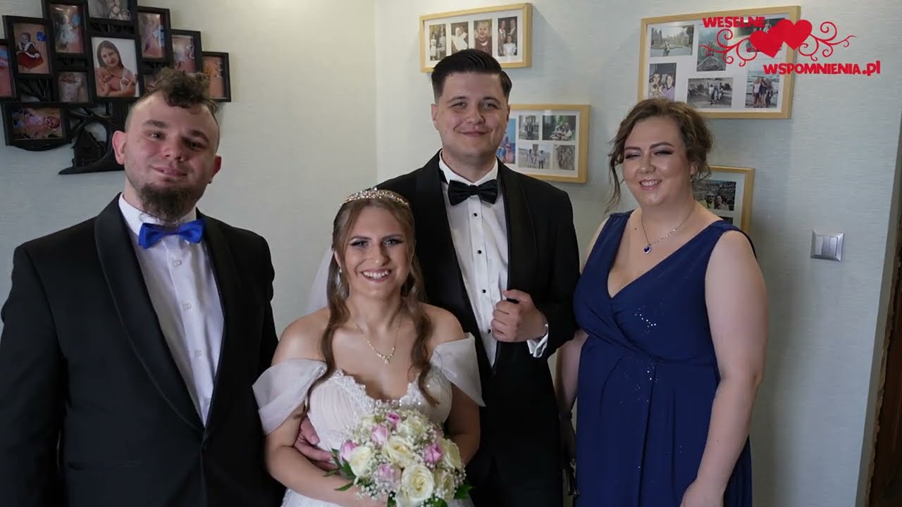 Anna i Dawid tuż przed ślubem