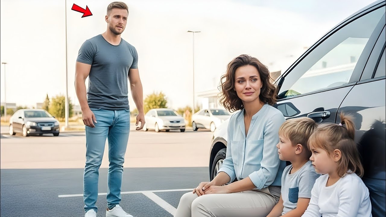 Ihr Blind Date platzte – bis er sie weinend mit ihren Kindern auf dem Parkplatz fand.