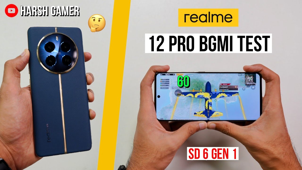 Realme 12 Pro Bgmi Test With FPS Meter, Heating and Battery Test | Should You Buy? 🤔