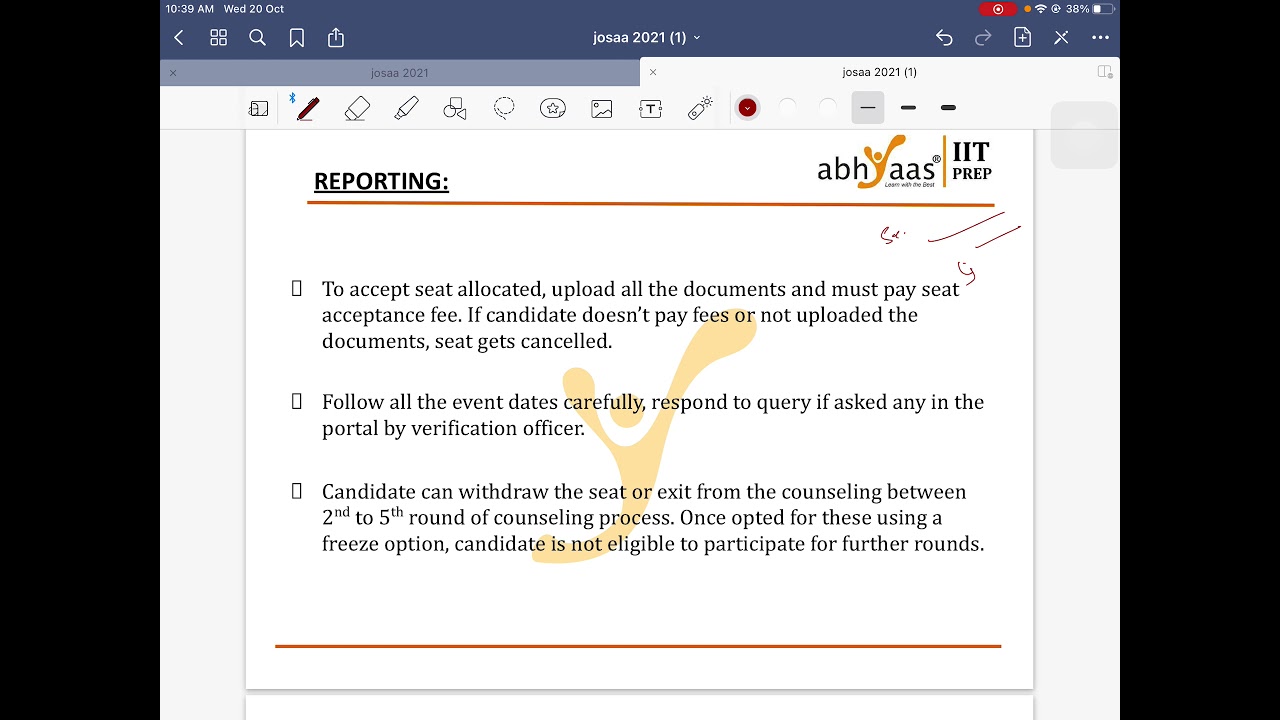 JOSAA 2021 counselling process | Registration and Choice filling | Jee Mains | Jee Advanced 2021 |