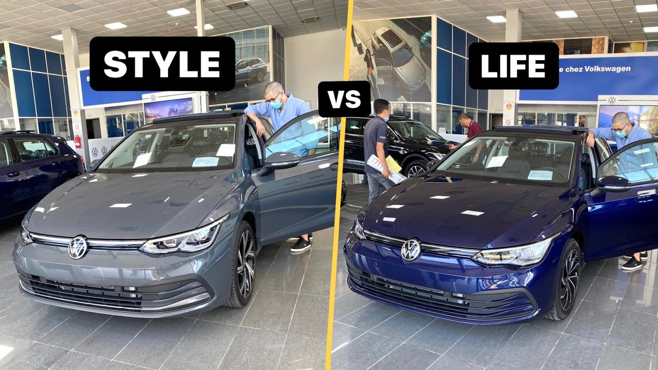 اجي تشوف الفرق بين الجولف 8 الخوية و العامرة فلمزون | Golf 8 Style vs  Golf 8 Life Maroc 🇲🇦