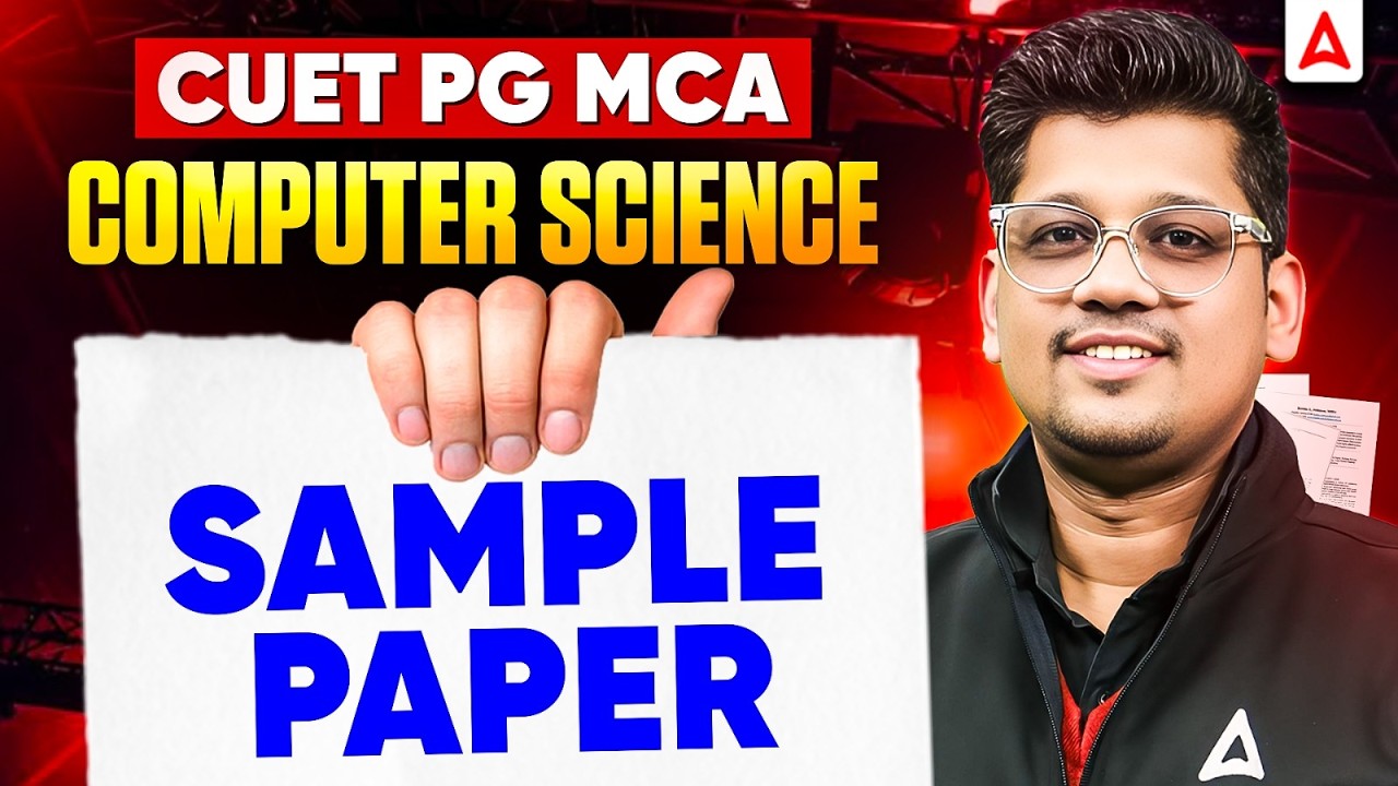 CUET PG MCA Computer Science 2026 Sample paper
