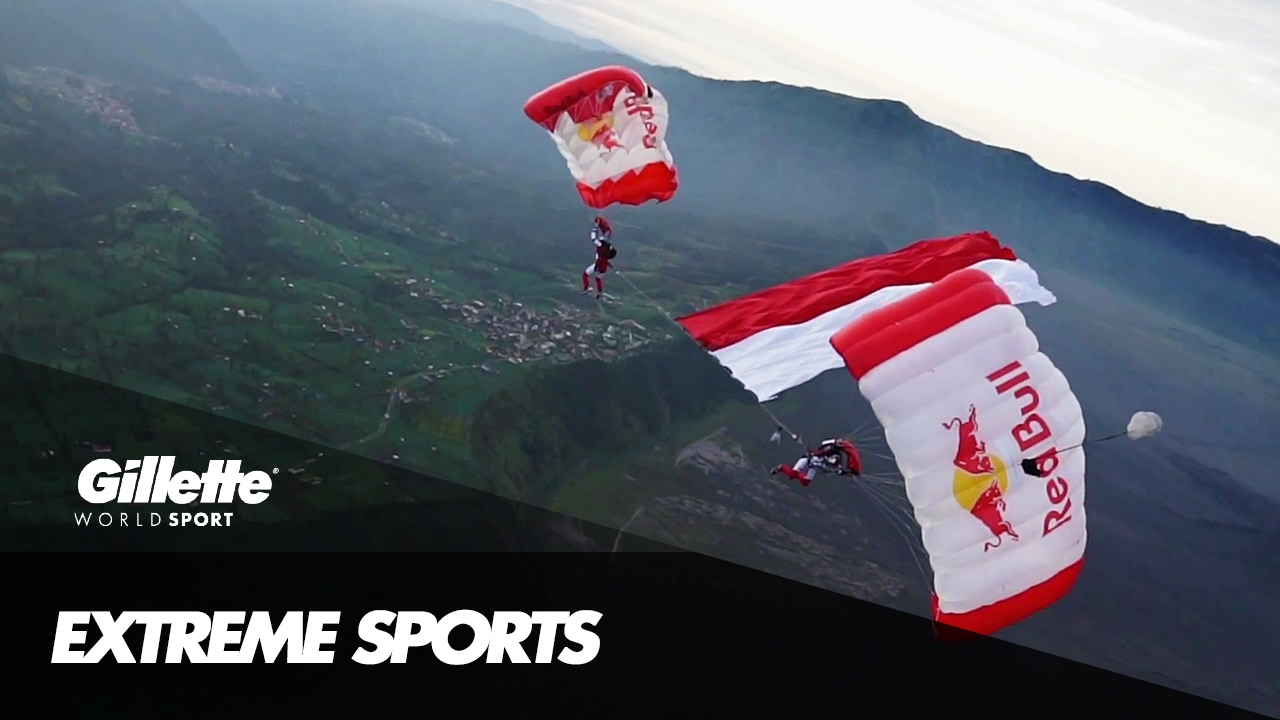 Base Jumping and Skydiving with Marco Waltenspiel | Gillette World Sport