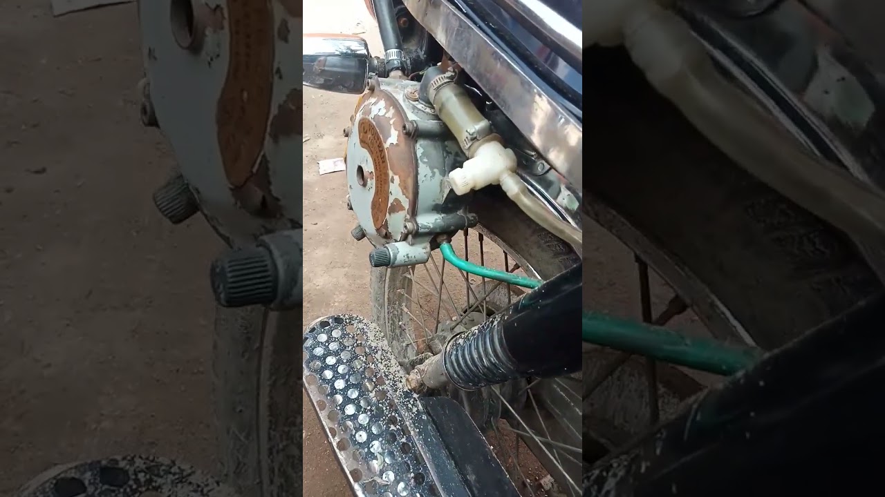LPG gas kit installation on bike 