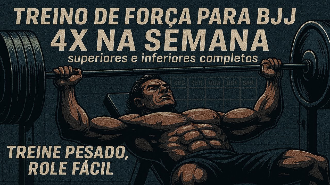 O Melhor Treino de Força Para JIU-JÍTSU – treine 4x na semana