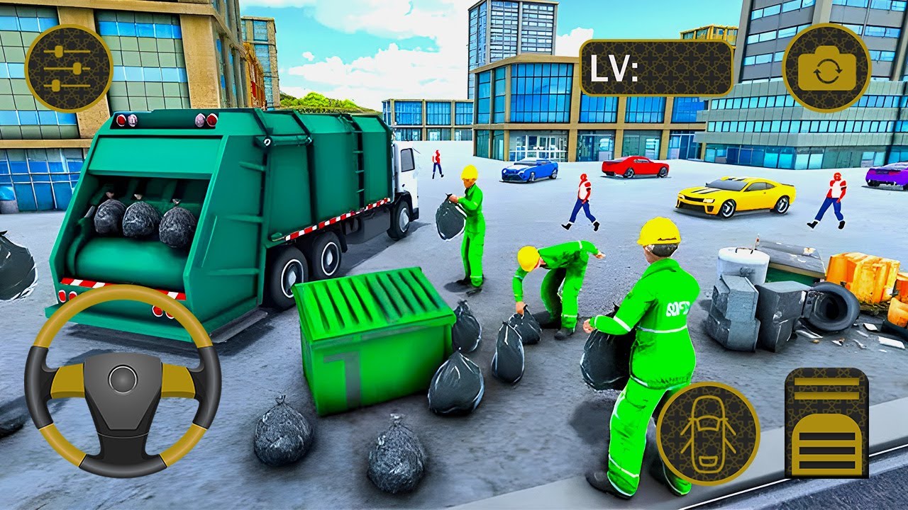 Real Garbage Trash Collector Truck 2026 - Full 3D Garbage Waist Truck Simulator Gameplay