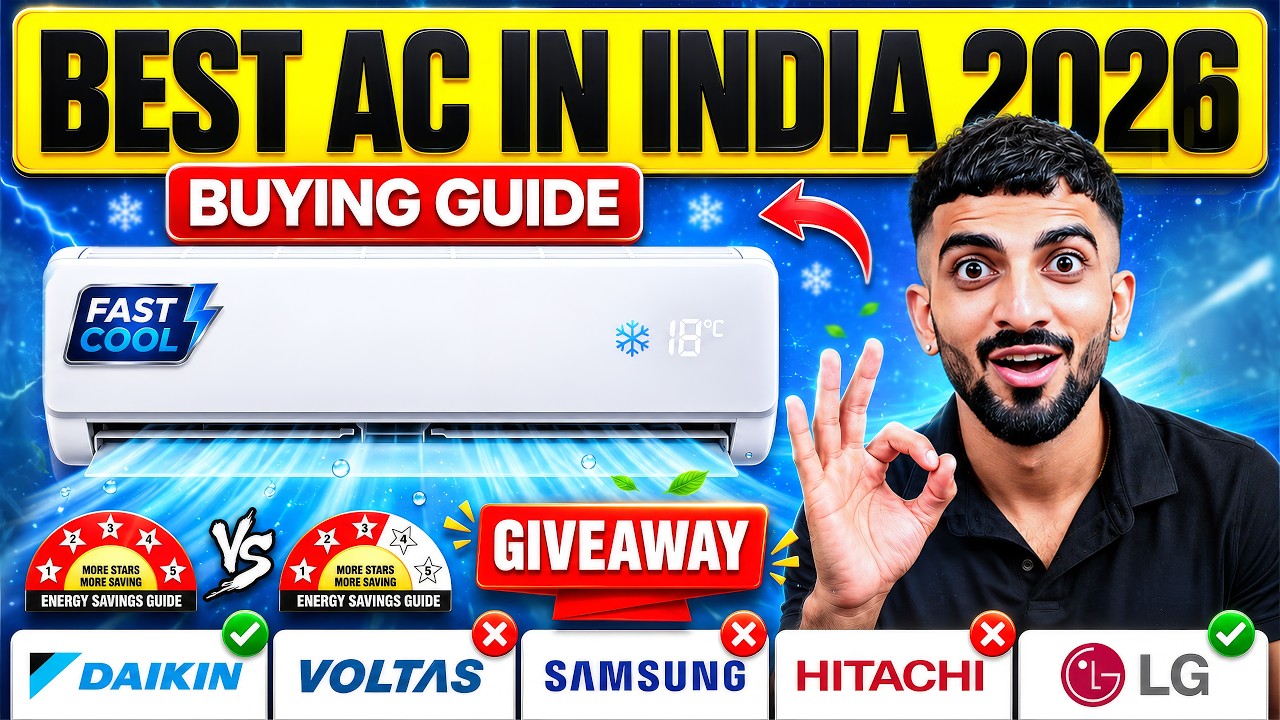 [2026 NEW] Best AC Buying Guide | Best AC India 2026 | Inverter vs Non-Inverter | 3 Star vs 5 Star