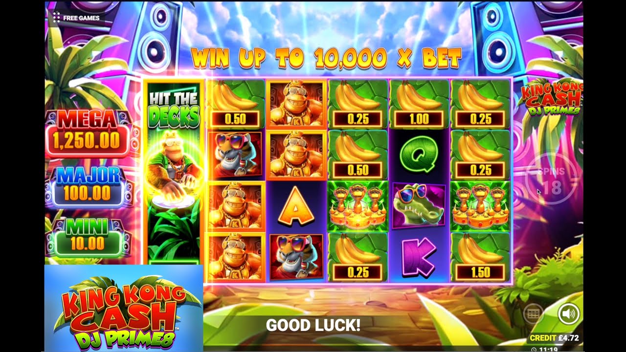 King Knog Cash DJ Prime8 - 25 FREE SPINS