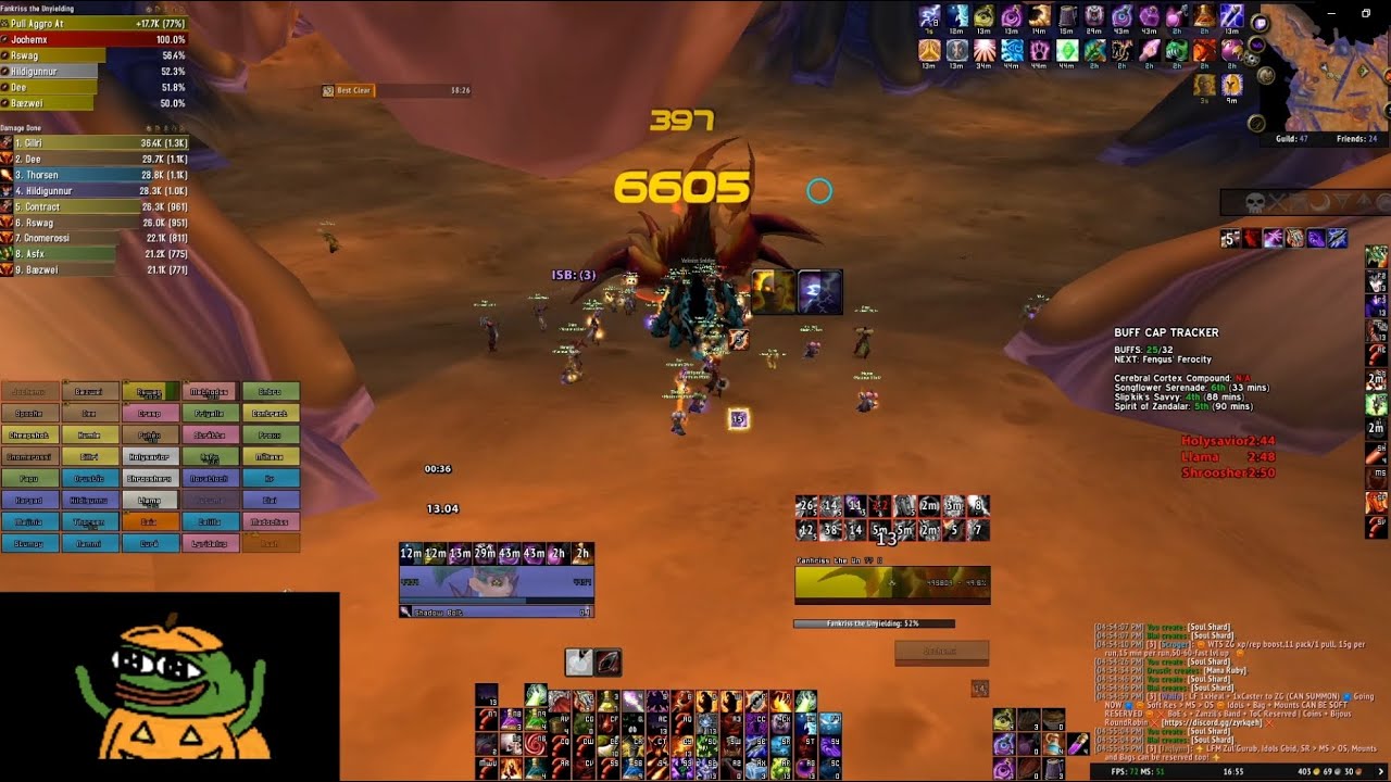 #1 Warlock DPS in AQ40 [710 dps]