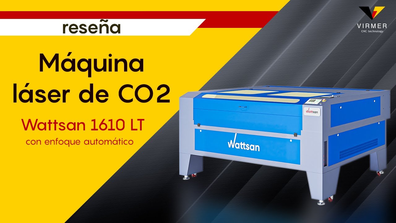 Máquina láser de CO2 con enfoque automático - Wattsan 1610 LT