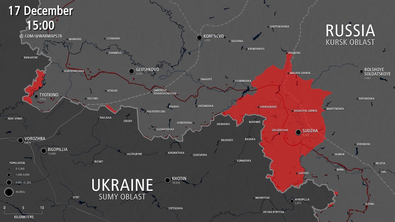 Ukraine Invasion of Russia: Kursk Attack – Every Day [Aug 6 - Dec 17]