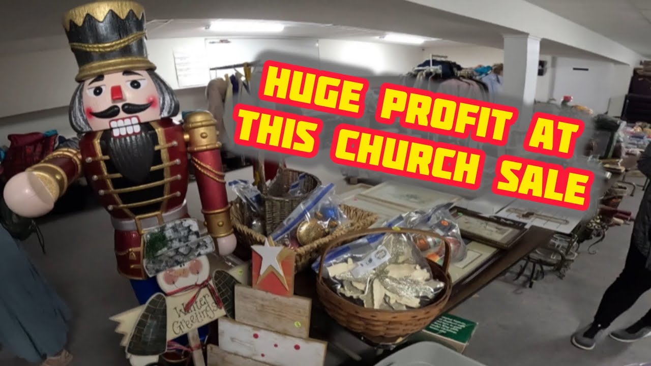 Huge nutcracker profit at this church sale