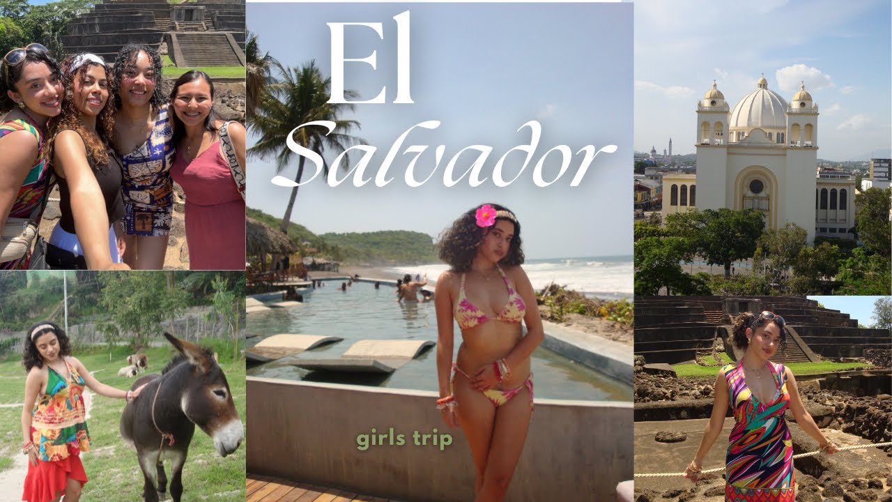 🇸🇻Travel with me to El Salvador | *girls trip* 🥥