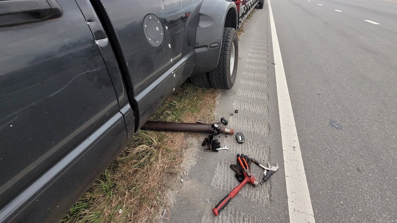 U Joint Exploded And I Got A Dot Inspection | Non CDL Cars Vs. Freight | Hotshot Trucking