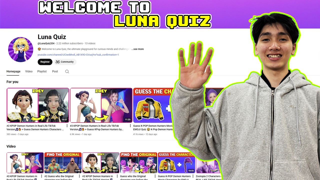 Welcome to Luna Quiz ( Channel presentation video )