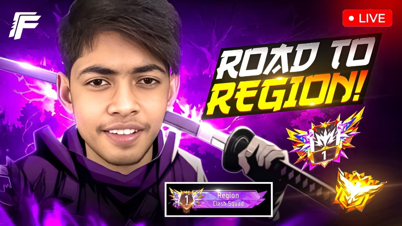 Day 1 BR Rank Push 🚀 Road to Grandmaster | Free Fire Live