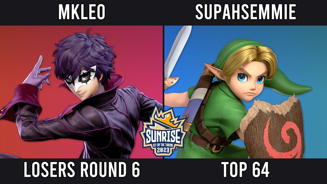 Sunrise Losers Top 12: LG| MKLeo (Aegis,Joker) Vs ELS| Supahsemmie (Young Link)