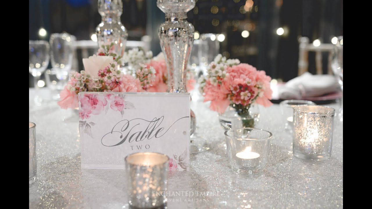 Romantic Pink and Silver Wedding, styled by Enchanted Empire, Event Artisans