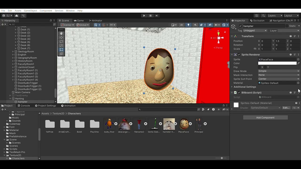 how to make an custom character in your baldi decompile