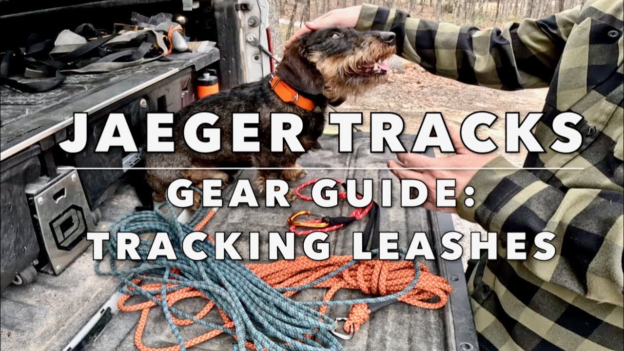Jaeger Tracks Gear Guide: Tracking Leashes. How to Make Dog Leashes for Tracking.