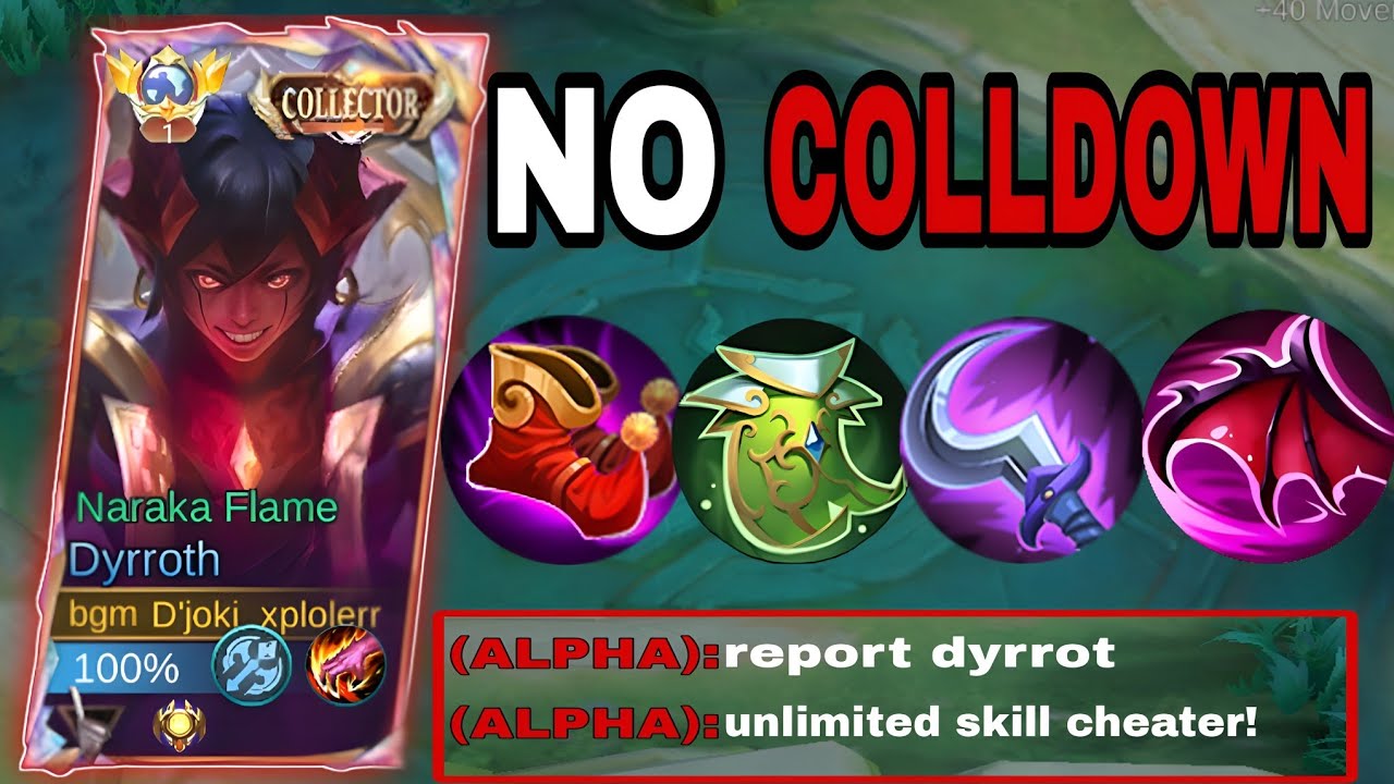 WHEN GLOBAL DYRROTH ABUSE THIS NEW COOLDOWN BUILD!!(must try👍)