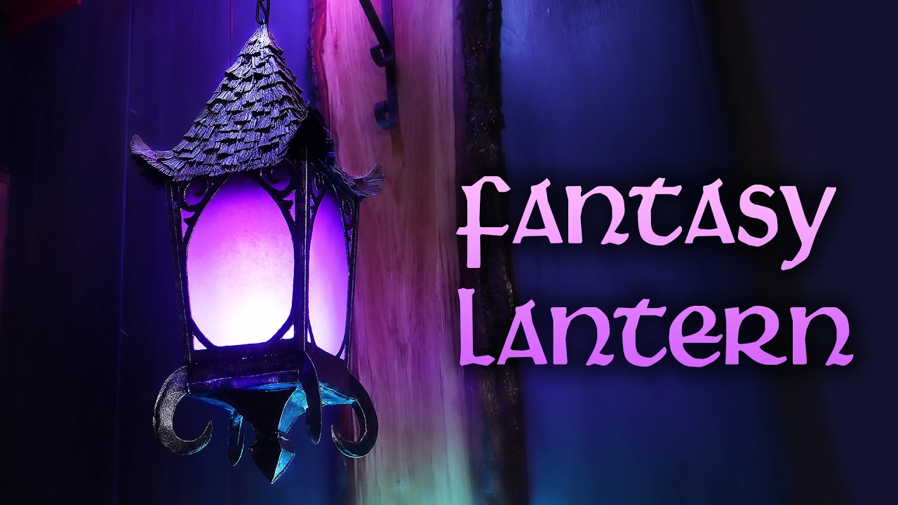Making a Whimsical LANTERN (with Realistic Fire Effect)!