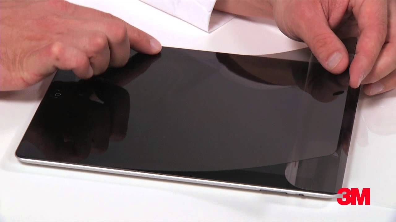 Eliminate Bubbles When Applying Your Privacy Screen Protector - 3M™ Privacy Screen Protector