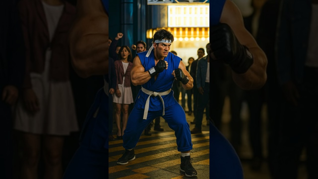 World-heroes character in Real life humans #streetfighter6 #arcade #ai #gaming #videogames  #marvel