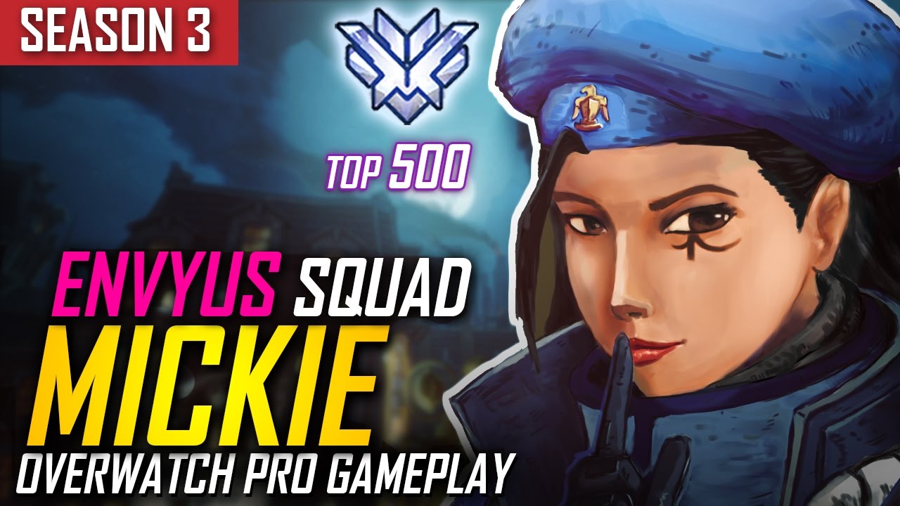 Overwatch ► Mickie | EnVyUs Squad ft. COCCO And HARRYHOOK [Season 3 TOP 500]