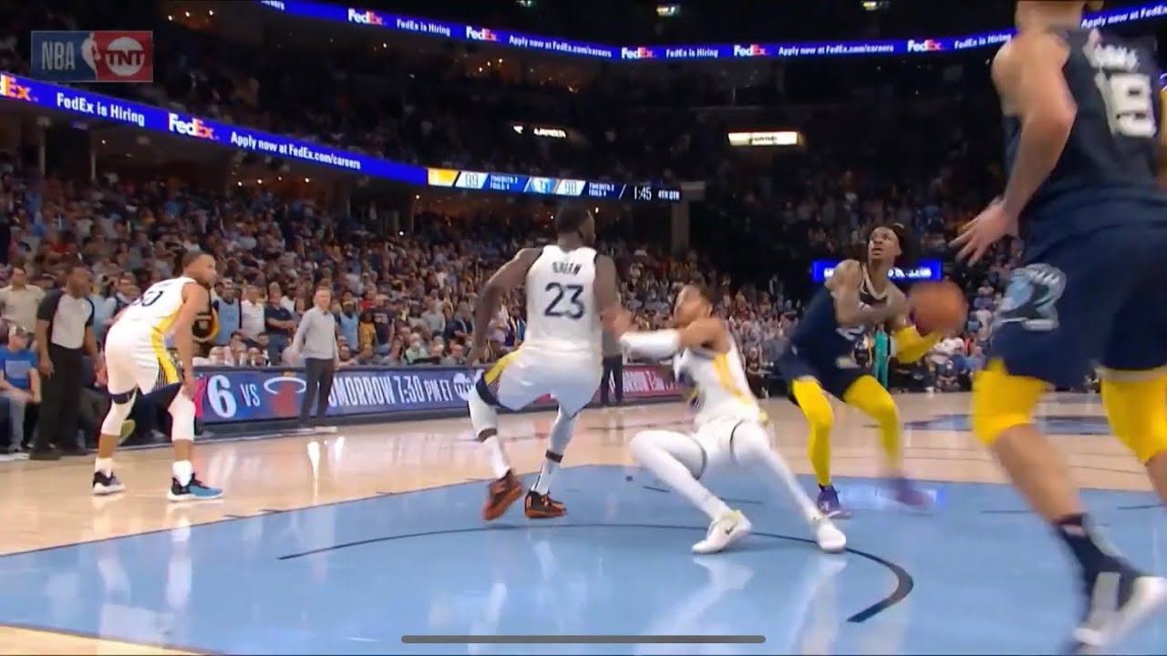 Ja Morant had Jordan Poole completely lost on this play!