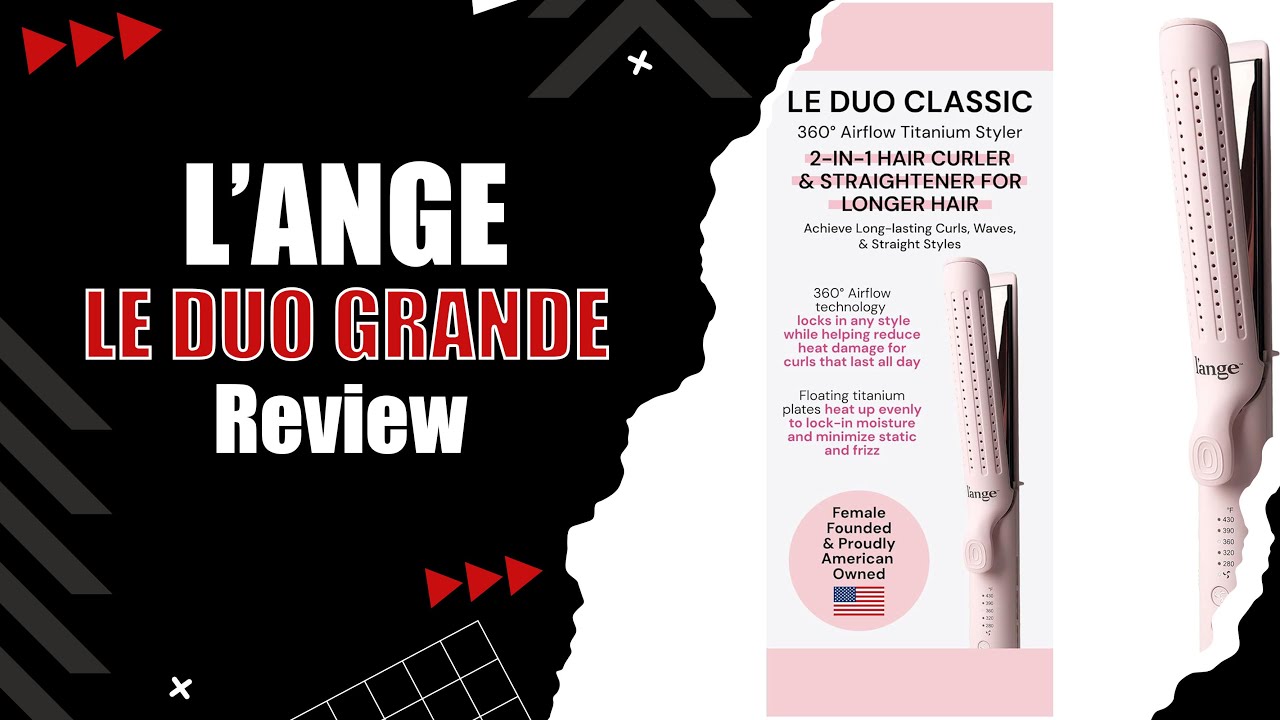 L’ANGE Le Duo Grande Review ✨ | Flat Iron & Curling Wand