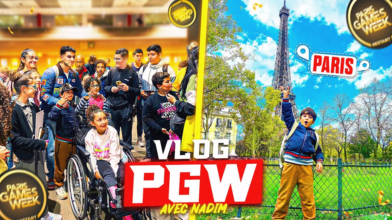 RENCONTRE ABONNÉS AVEC MON PETIT FRÈRE (PGW) ! Première fois qu’il voit là Tour Eiffel!  😯