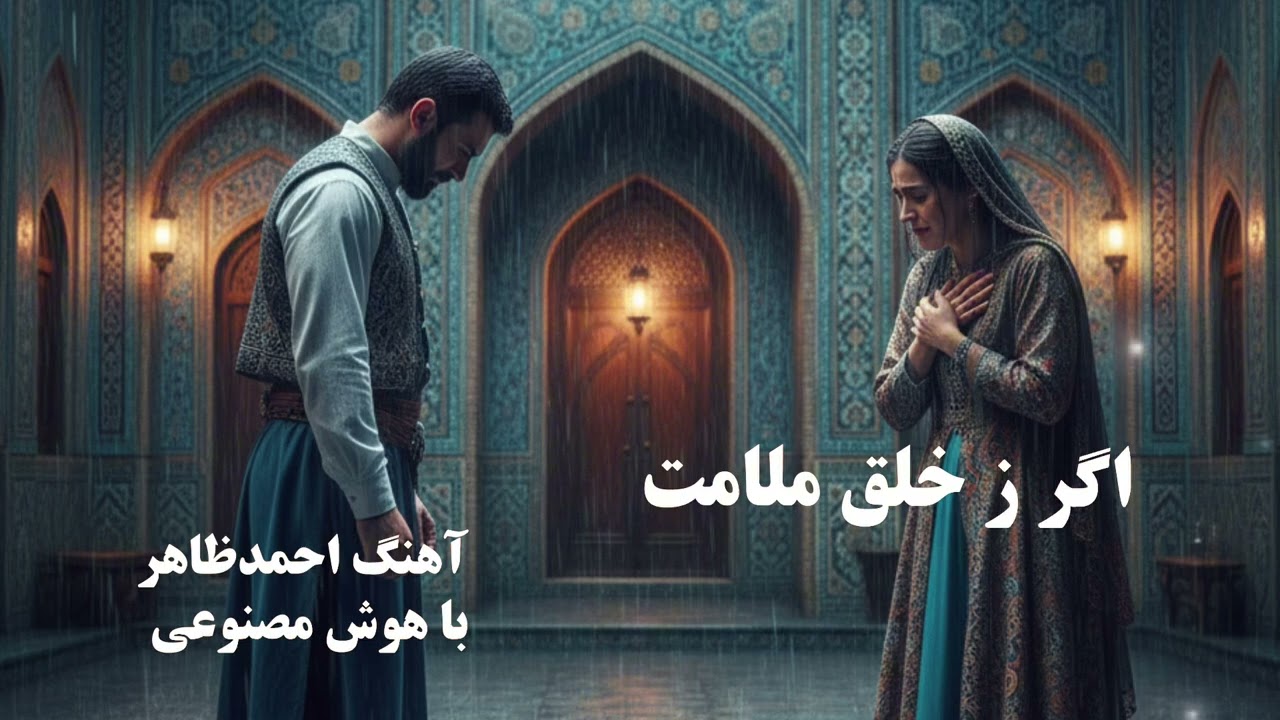 اگر ز خلق ملامت - آهنگ احمدظاهر با هوش مصنوعی