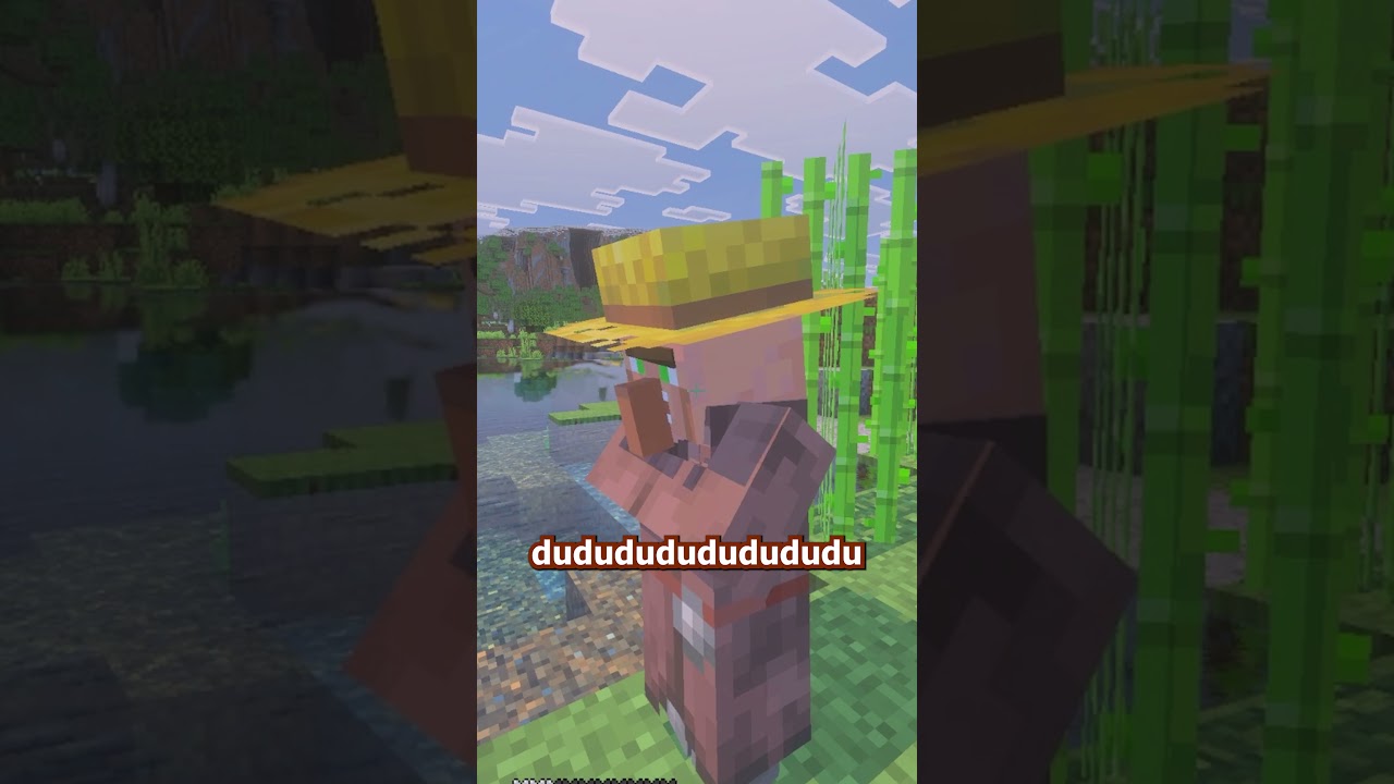 i spent 2 hours finding the best villager news minecraft addon lines!  #minecraft